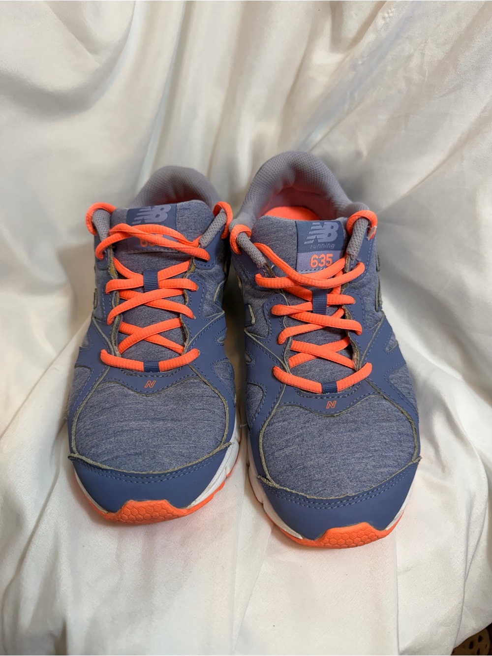 New Balance women’s Purple and Orange Athletic Sneakers